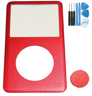 Red Front Housing & Center Button for iPod Classic 6th 7th 80GB 120GB 160GB - Image 1 of 3