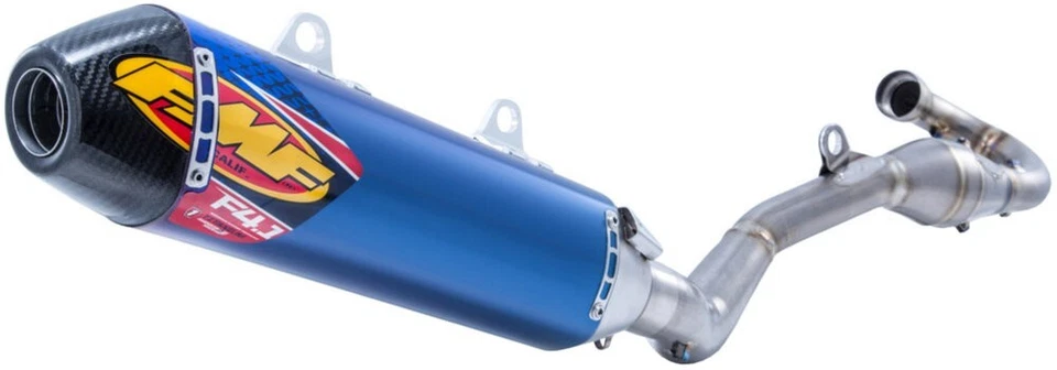 FMF FACTORY 4.1 RCT ANODIZED FULL SYSTEM W/CARBON ENDCAP KTM/HQV 450 SXF, FC ,FX - Изображение 1 из 1