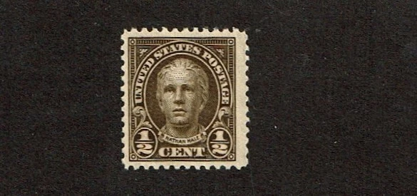 1929 U.S. Classic  1/2c Brn   HALE p.11 x 10 1/2  Rotary Sc#653 M/H/OG - Image 1 of 1