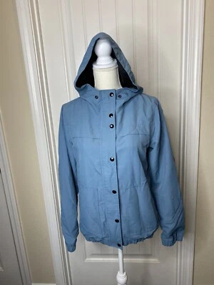 Volcom Enemy Stone Women’s Hooded Jacket Size Small Blue/Gray - Image 1 of 4