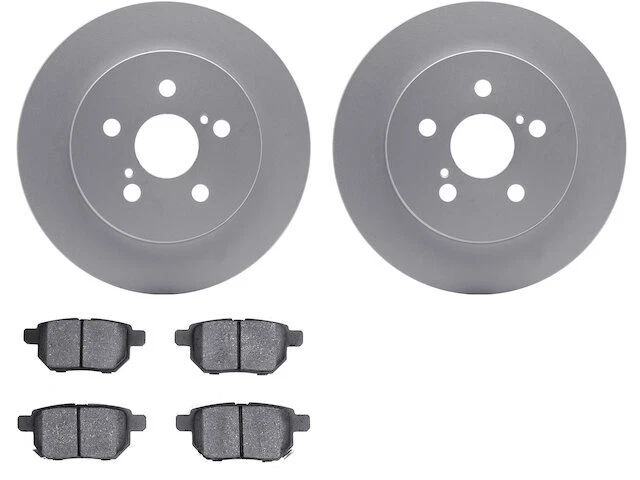 Kit de pastillas de freno trasero y rotor 86ZW86C para Toyota Prius Prime 2017-2022 Foto 1 de 1