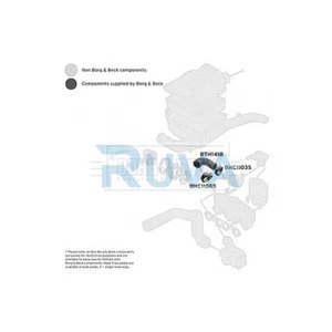 Fits VW Golf 1991-1997 1.9 TD Ruva Turbo Hose 028129628A - Picture 1 of 6