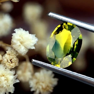 Grand Certified 0.90ct Natural Multicolor Sapphire VVS Clarity Australian Oval - Picture 1 of 6