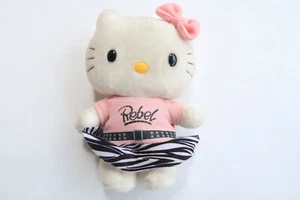 Hello Kitty Plush Sanrio Nakajimi Rebel Skirt 7" (Rare) - Picture 1 of 17