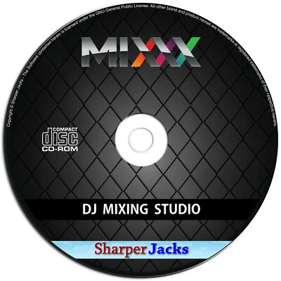 NEW & Fast Ship! Mixxx DJ Mix Creator / Broadcaster Mixer Software - Mac Disc - Image 1 of 4
