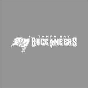 Tampa Bay Buccaneers #12 NFL Team Logo 1 Color Vinyl Decal Sticker Window Wall - Picture 1 of 7