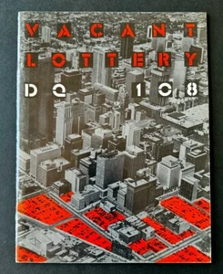 DESIGN Quarterly no. 108 VACANT LOTTERY 1978 *Case STUDY *Walker Art Center - Imagen 1 de 2
