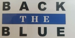 Pegatina parachoques Back The Blue - Imagen 1 de 1