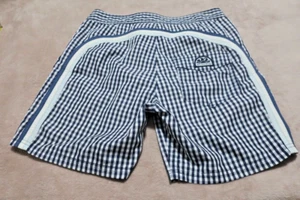 Sundek Check Mesh Lined Blue/White Swim Trunks Size 30 - Picture 1 of 10