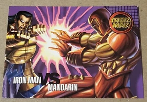 Tarjeta en relieve 1996 Marvel Vision # 98 Iron Man Vs Mandarín restos de hierro Fleer MP - Imagen 1 de 4
