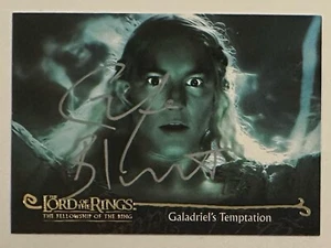 LORD OF THE RINGS FELLOWSHIP : TOPPS AUTOGRAPH CARD CATE BLANCHETT as GALADRIEL - Picture 1 of 2