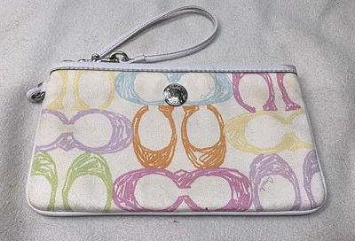 PULSERA COACH SCRAMBLER MULTICOLOR LONA CON CUERO Foto 1 de 4