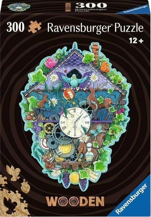 NUEVO Rompecabezas de madera Ravensburger 300 piezas 12+ edades reloj de cuco Foto 1 de 2