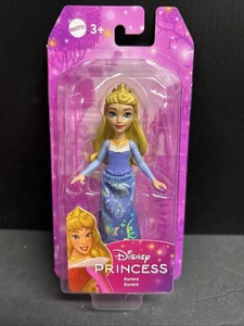 Disney Sleeping Beauty Princess AURORA 3.5" NEW Small Doll Toy Figure Mattel - Picture 1 of 4