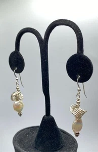 .925 Sterling Silver F.W.P. Dangle/Drop Earrings 8.5g - Picture 1 of 6