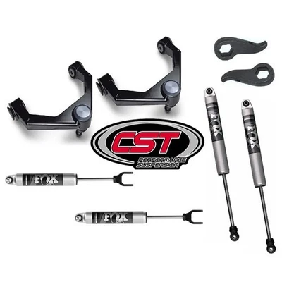 CST Suspension 20-25 Chevy GMC 2500 / 3500HD Stage 1 Leveling Kit w/ Fox 2.0 IFP Foto 1 de 4