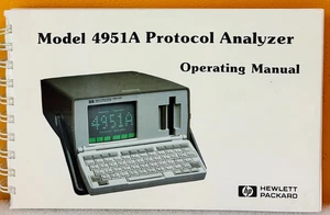 Manuel d'utilisation analyseur protocole HP 04951-90012 1984 HP 4951A. - Photo 1/2