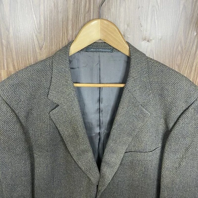 Abrigo Deportivo Ermenegildo Zegna Para Hombre 46L Marrón Multicolor Lana Hecho en Suiza Foto 1 de 4