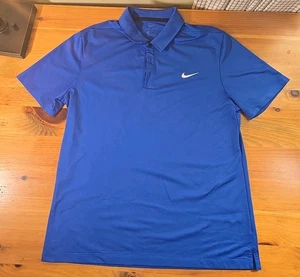 NIKE GOLF MENS LARGE DRI FIT STRETCH POLO SHIRT. D2 - Picture 1 of 6