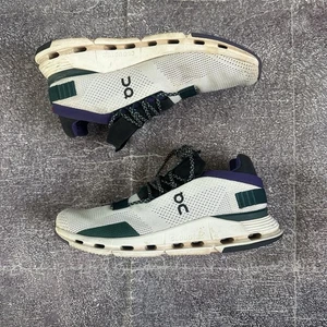 Zapatillas con cordones para mujer Cloudnova blancas violetas púrpura verdes talla 10 - Imagen 1 de 7