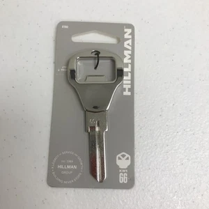 Hillman 87062 Brass #66/KW1 Double Sided Universal Blank Key - Picture 1 of 2