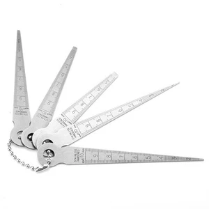 1 Set Welding Taper Feeler Gauge Rulers Hole Inspection Tool 10mm New - Picture 1 of 7