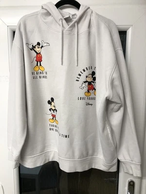 Disney Mickey Mouse White Hoodie - Womens Size - 2XL - 22/24 - Image 1 of 3