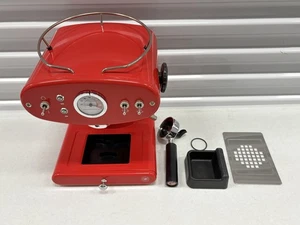 Francis Francis X1 Espresso Machine Red w/Accessories AS IS FOR PARTS/REPAIR - Picture 1 of 13