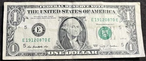 2009 Richmond $1 Bill August 7th 1912 Birthday/Anniversary Note - Picture 1 of 2