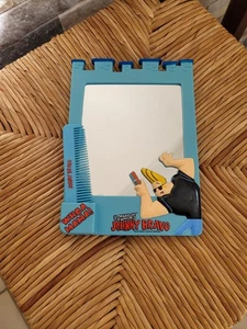 JOHNNY BRAVO Cartoon Network WHOA MAMA! Comb Magnetic Mirror set - Picture 1 of 6