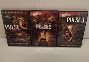PULSE TRILOGY HORROR (DVD COMBO 2006-08) LIKE NEW CONDITION FREE SHIPPING - Picture 1 of 8
