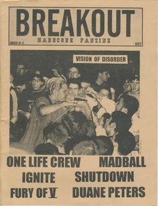 Vintage Breakout "Hardcore Fanzine" Issue #4 Madball One Life Crew - Picture 1 of 2