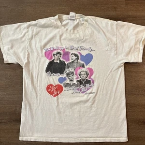 I Love Lucy Best Friends Ethel T-Shirt XL Y2K TV Show Retro CBS - Picture 1 of 5
