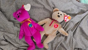 TY BEANIE BABIES BEARS & ANIMALS LOT OF 55 VARIOUS TYPES - Picture 1 of 10