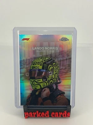 2024 Topps Cromo Fórmula 1 Lando Norris Casco Colección Inserto #HC-7 F1 Foto 1 de 2