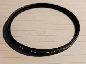 Nikon 72mm L37C Ultraviolet Filter - Picture 1 of 2