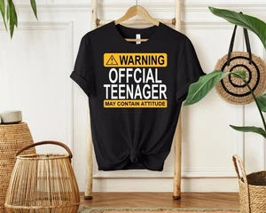 Offizielles Teenager 13 T-Shirt 13. Geburtstag Geschenk Mädchen Jungen Teenager Alter Tee Shirt - Bild 1 von 10