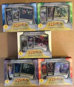 MTG Magic the Gathering 2011 5 DECK COMMANDER SET SEALED NEU - Bild 1 von 2