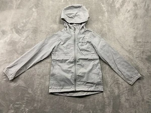 Columbia Rain Jacket Girls Youth Small Gray Switchback II Hooded Outdoors Hiking - Picture 1 of 11