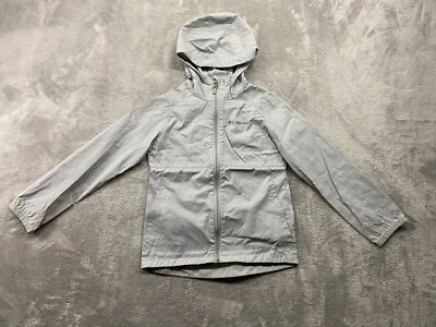 Columbia Rain Jacket Girls Youth Small Gray Switchback II Hooded Outdoors Hiking - Image 1 of 4