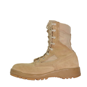 BELLEVILLE 390DES USA Military Issue Boots Suede Leather Combat Men 10 R Tan