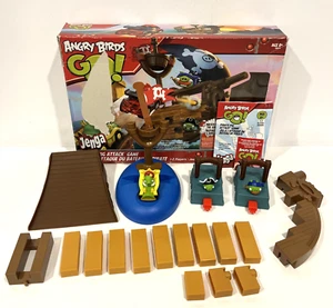 ANGRY BIRDS GO! JENGA PIRATE PIG ATTACK LAUNCHING GAME 2013 ROVIO HASBRO GAMING - Picture 1 of 8
