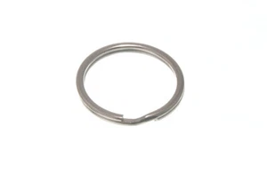 100 x geteilte Schlüsselanhänger CP verchromt Federstahl 19 mm (3/4 Zoll) | Onestopd - Bild 1 von 1