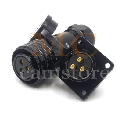 Aviation Connector Plug 25A, WEIPU SA20 SERIES 3pin Connector for AC DC Device - Image 1 of 4