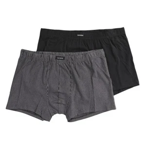 XXL Ceceba Doppelpack Pants schwarz uni/gestreift 2XL-8XL, OEKO-TEX®100, weich - Bild 1 von 1