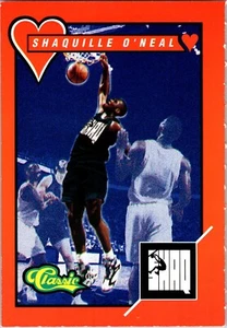 Tarjeta comercial 1994 clásico Shaquille O'Neal Día de San Valentín NBA Baloncesto TV 5-9 AC - Imagen 1 de 2
