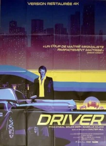 DRIVER - COCHE - RYAN O'NEAL / HILL - RARA REEDICIÓN GRAN PÓSTER DE PELÍCULA FRANCESA - Imagen 1 de 1