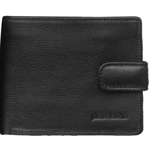 Pierre Cardin RFID Men's Wallet Bi-Fold Genuine Italian Leather - Black - Picture 1 of 7