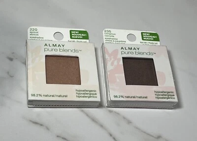 2 Almay Pure Blends Eyeshadow - 220 Apricot & 235 Cinnamon - 0.09oz - Image 1 of 3