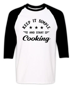 Mens Cooking T-shirt Grilling BBQ Chef Birthday Christmas Gift Tee Cooking Shirt - Picture 1 of 2